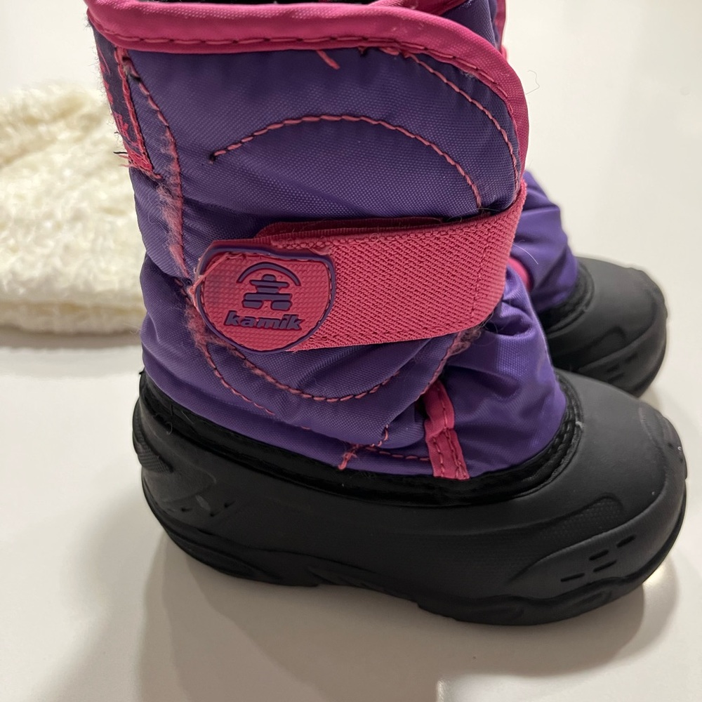 Kamik boots baby girl size 6